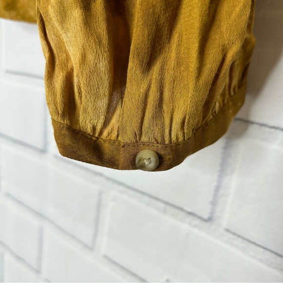 Madewell Tie-Dye Ruffle-Shoulder Top size XXL - Picture 6 of 7